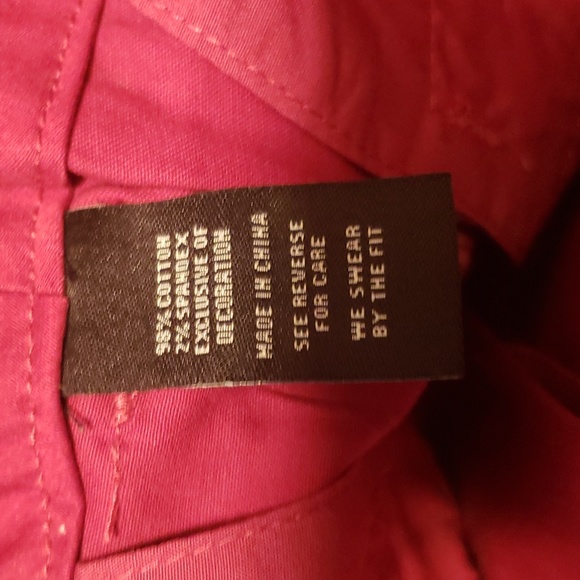 Plus Size 14 Torrid Deep Pink Sateen Shorts New stretchy - Picture 3 of 4